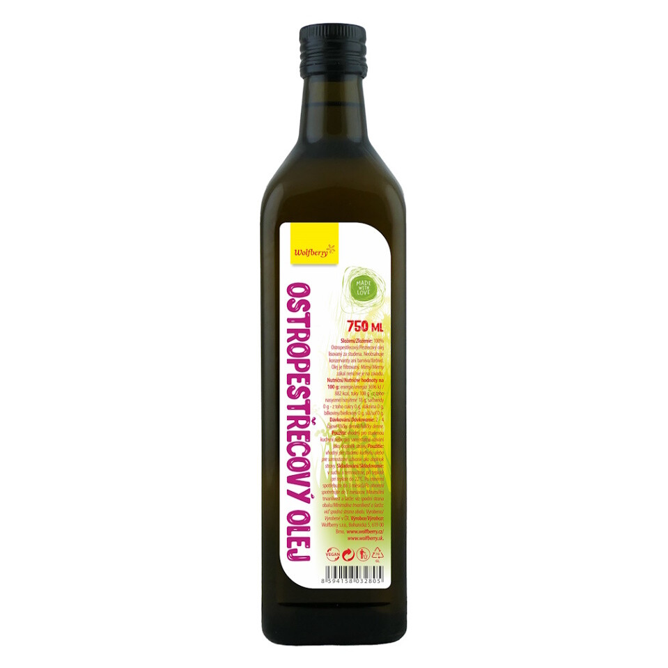WOLFBERRY Ostropestřecový olej 750 ml, poškozený obal