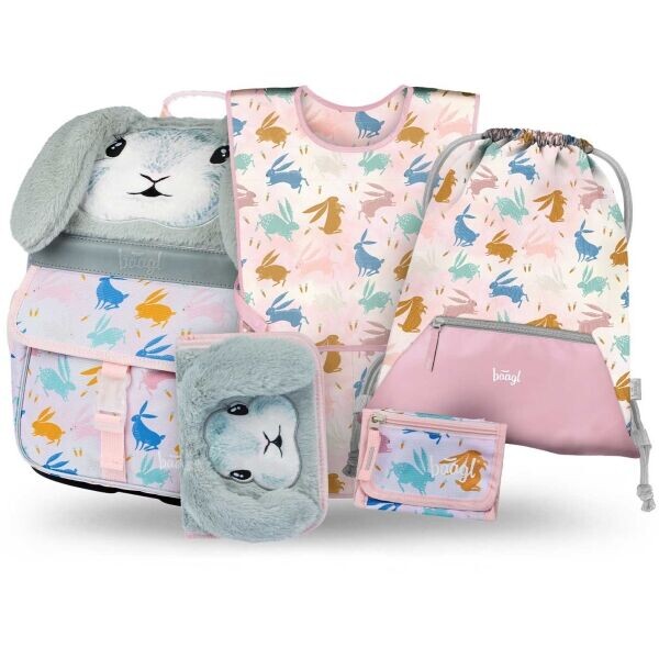 BAAGL 5 SET ZIPPY BUNNY Školní set, šedá, velikost