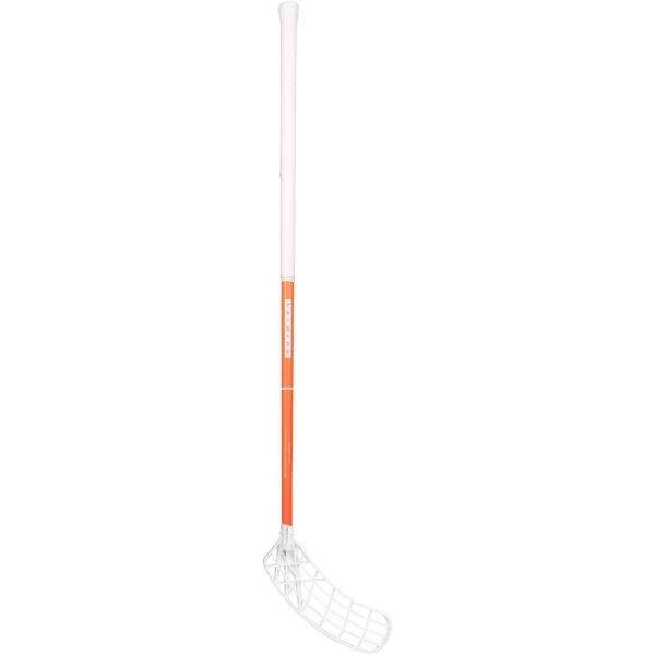 Salming NITROLITE TRIDENT F30 JR Florbalová hůl, bílá, velikost