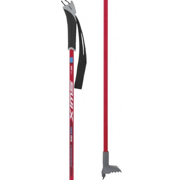Swix FOCUS CROSS JR Dětské hole na běžky, červená, velikost