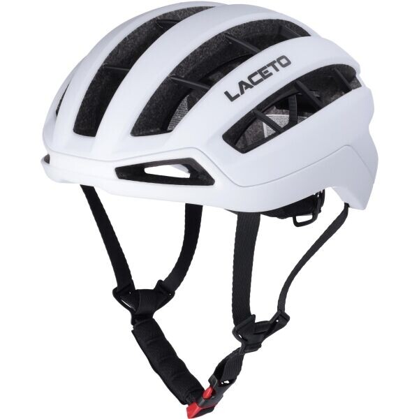 Laceto CORSA Silniční cyklo helma, bílá, velikost (52 - 58)