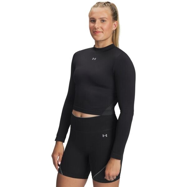 Under Armour VANISH SEAMLESS LS Dámské tričko s dlouhým rukávem, černá, velikost M