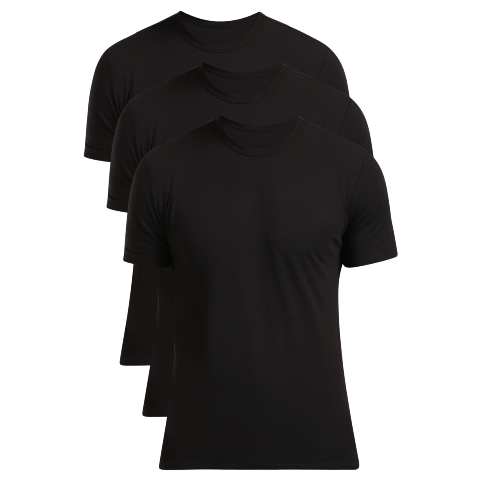 3PACK pánské tričko Calvin Klein černé (NB4185-UB1) XL