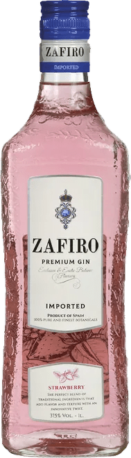 Zafiro Pink Premium Gin Strawberry 1l