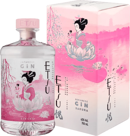 Etsu Sakura Japanese Gin 43% 0,7l