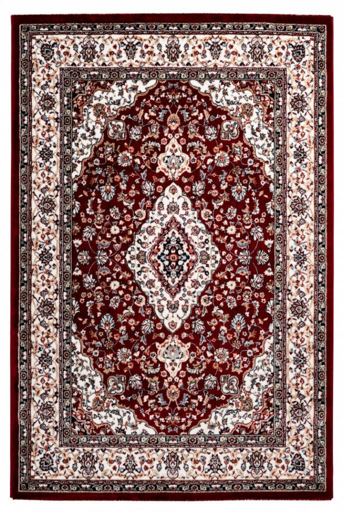 Kusový koberec Isfahan 740 red, 80x150, červená, kancelář, Obsession