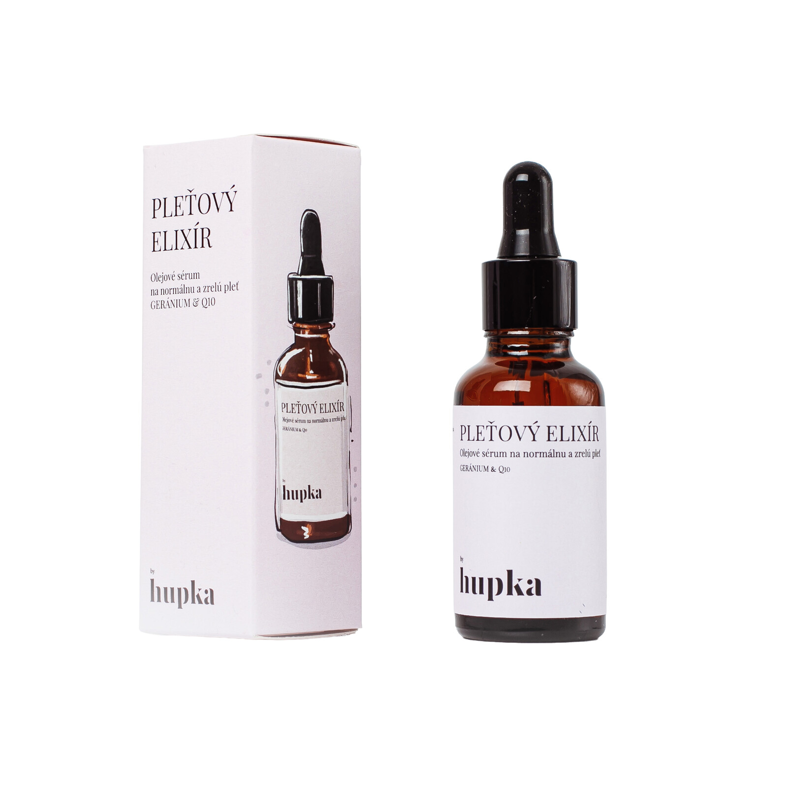 Herbs by Hupka Pleťový elixír, geranium & Q10, 30 ml