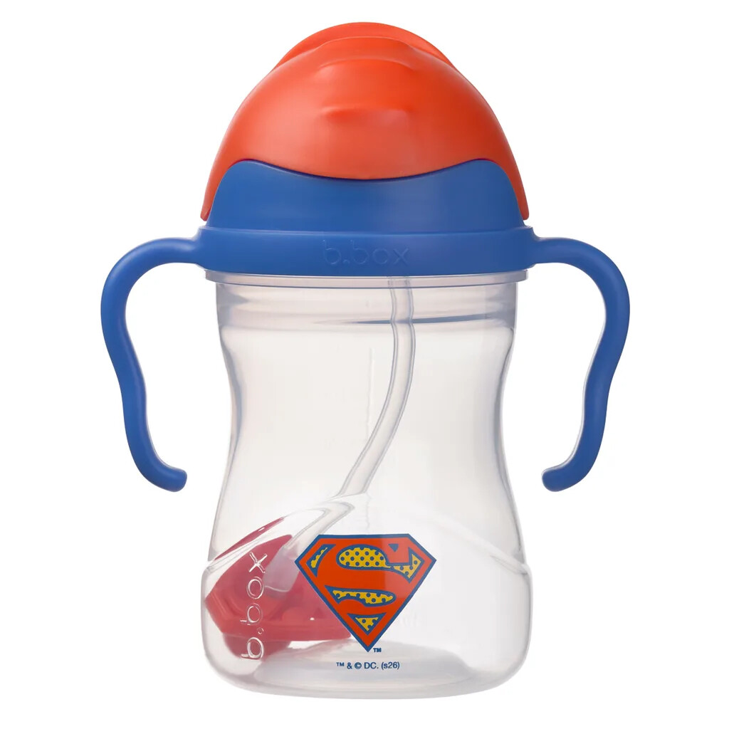 B.BOX Hrneček s brčkem 240 ml - Superman
