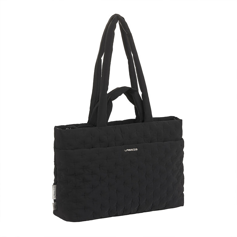 Lässig  Liva Shoulder Bag Quilted black, přebalovací taška