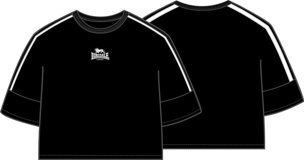 Lonsdale dámské oversized tričko s pruhy