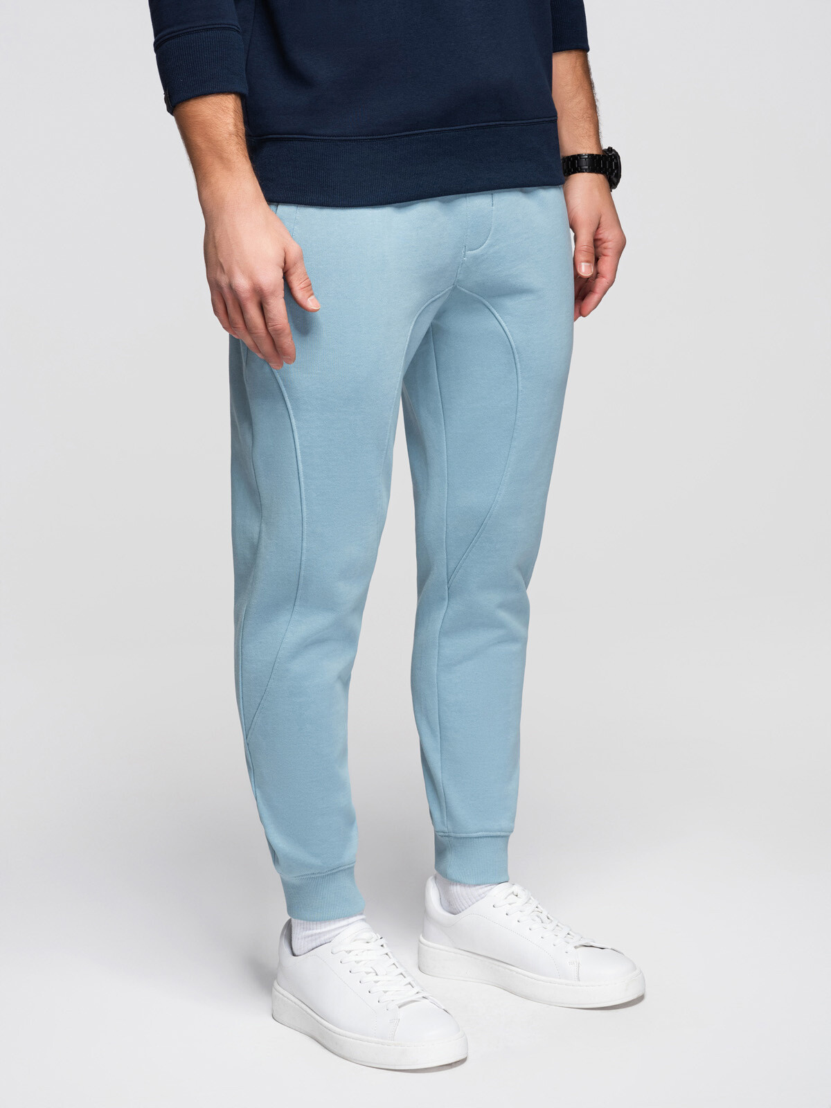 Pánské BASIC jogger tepláky - modré