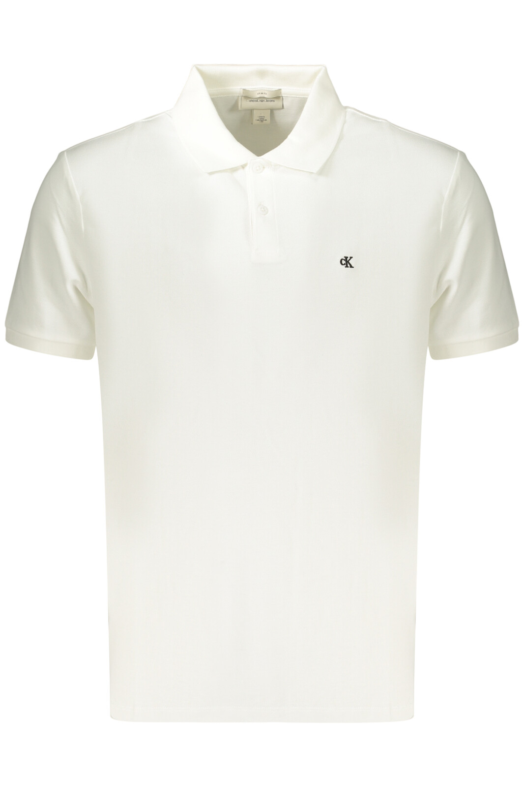 Pánské polokošile Calvin Klein s krátkým rukávem, bílé