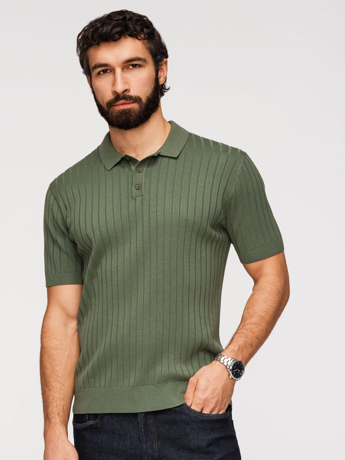 Pánská slim fit polo košile