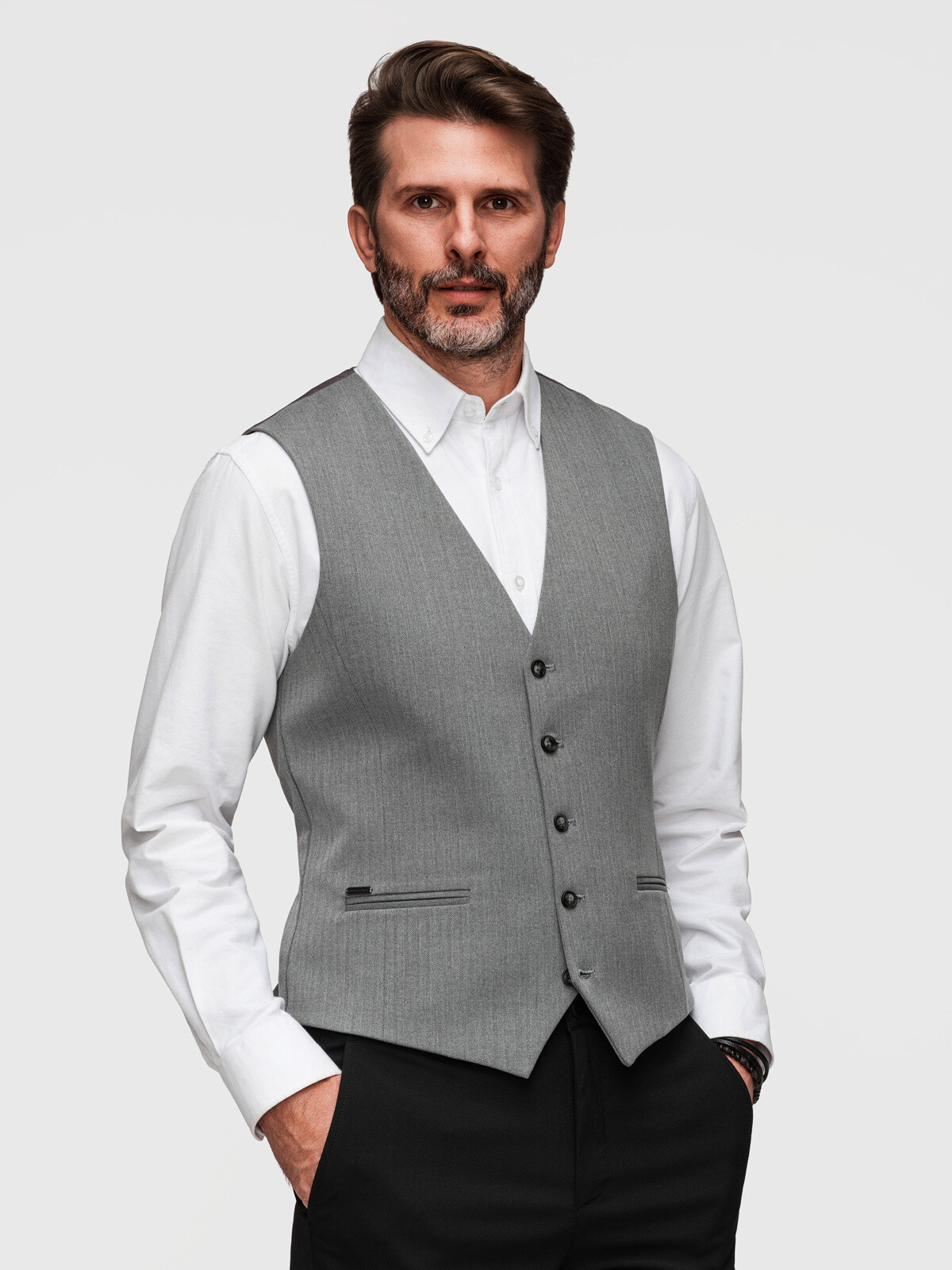 Pánská elegantní vesta Slim Fit