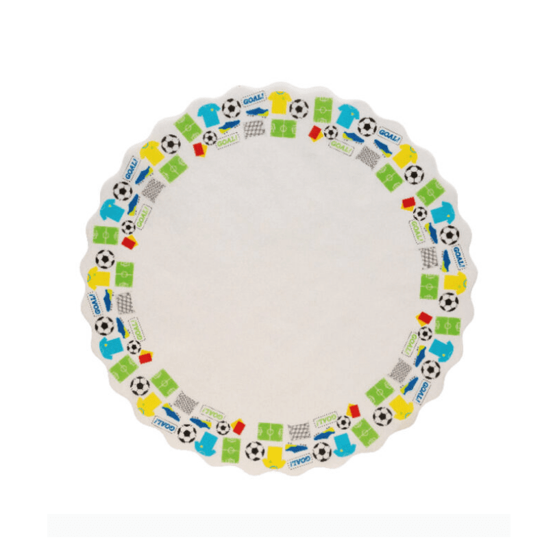 Papírová podložka pod dort fotbal 30cm - Decora - Decora