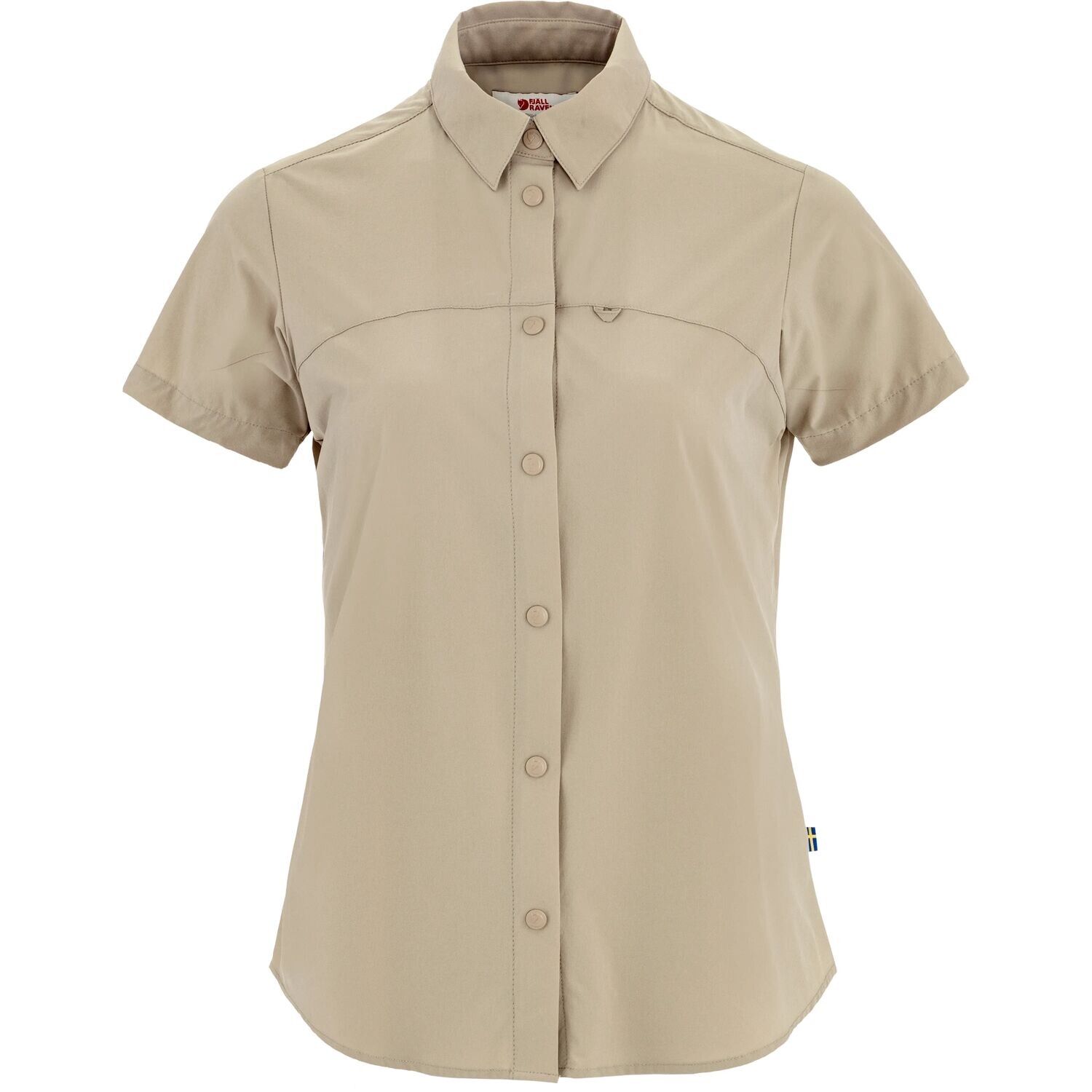 FJÄLLRÄVEN High Coast Lite Shirt SS W, Fossil (vzorek) velikost: S