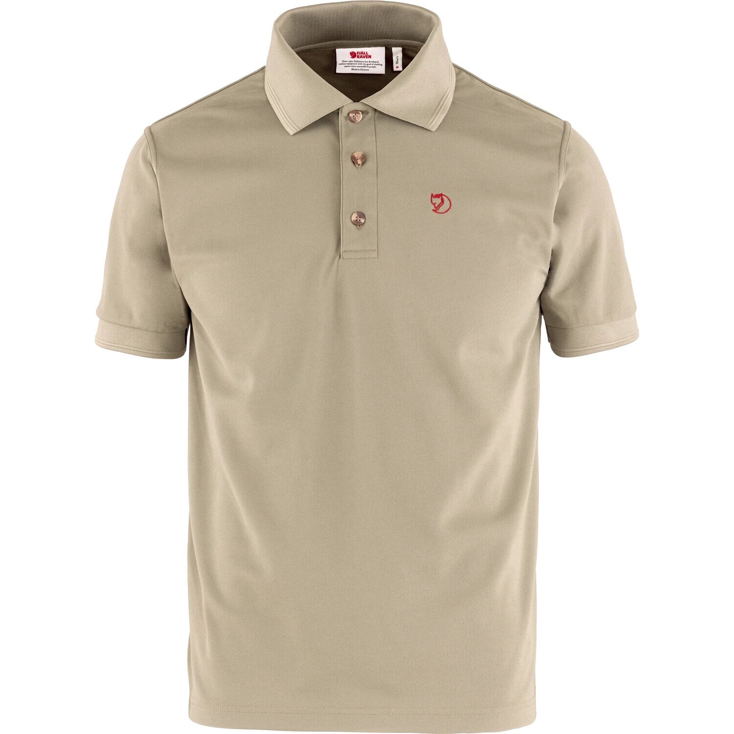 FJÄLLRÄVEN Crowley Pique Shirt M, Fossil (vzorek) velikost: M