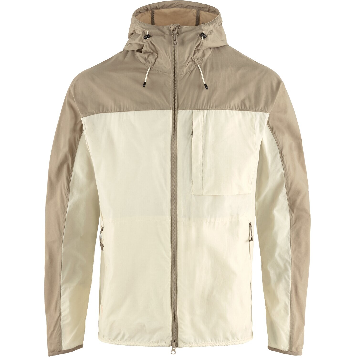 FJÄLLRÄVEN High Coast Wind Jacket M, Chalk White-Fossil (vzorek) velikost: M