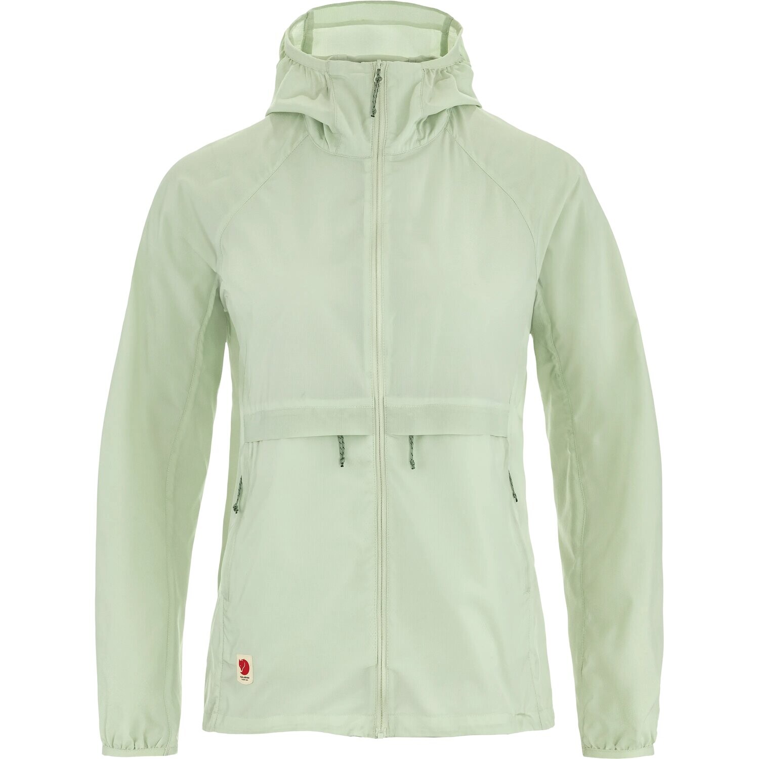 FJÄLLRÄVEN High Coast Wind Hoodie W, Soft Jade (vzorek) velikost: S