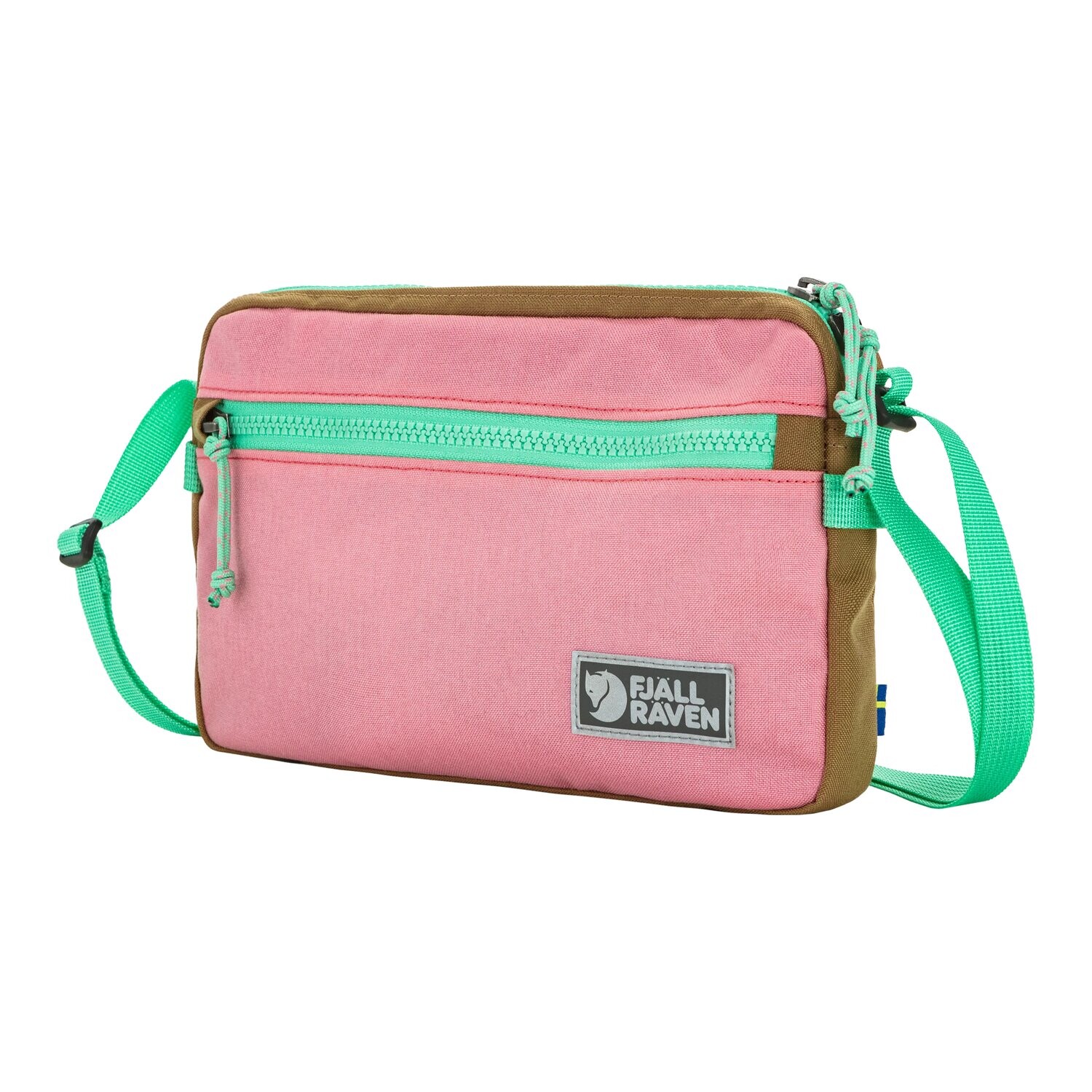 FJÄLLRÄVEN Vardag Pocket Large, Poppy Pink-Khaki Dust (vzorek)