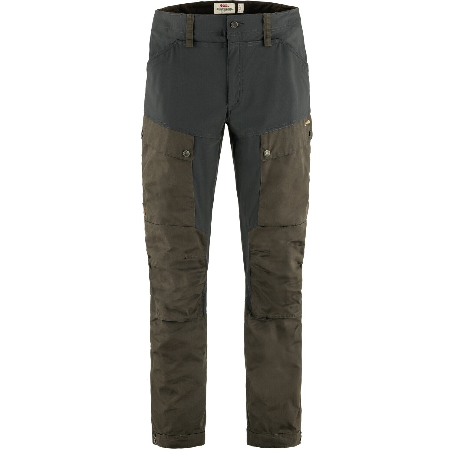 FJÄLLRÄVEN Keb Trousers M, Dark Olive-Dark Grey (vzorek) velikost: 48