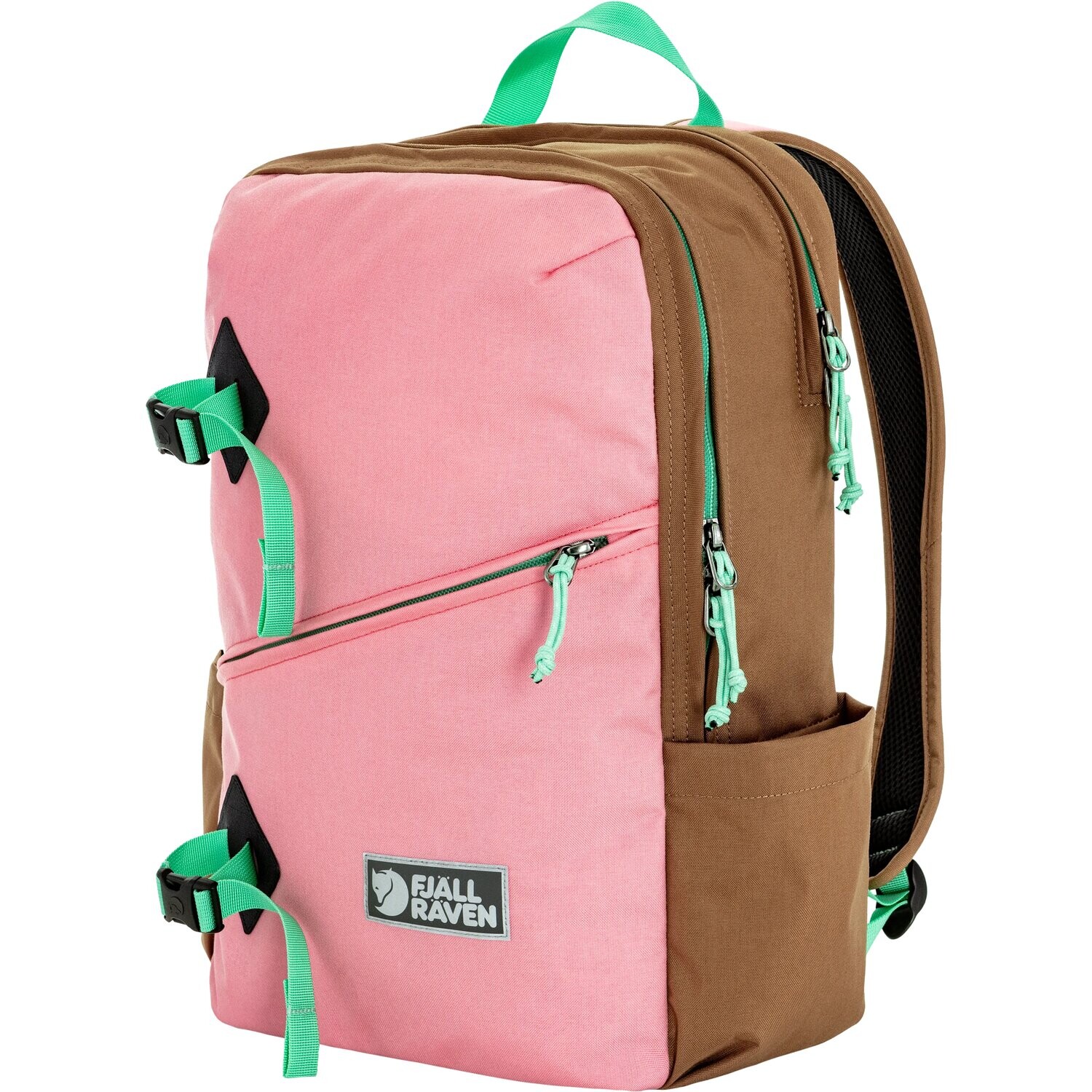 FJÄLLRÄVEN Vardag Backpack 17, Poppy Pink-Khaki Dust (vzorek)
