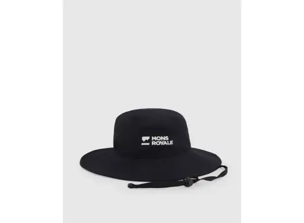 Mons Royale Velocity Bucket Hat turistický klobouk černý vel. L/XL