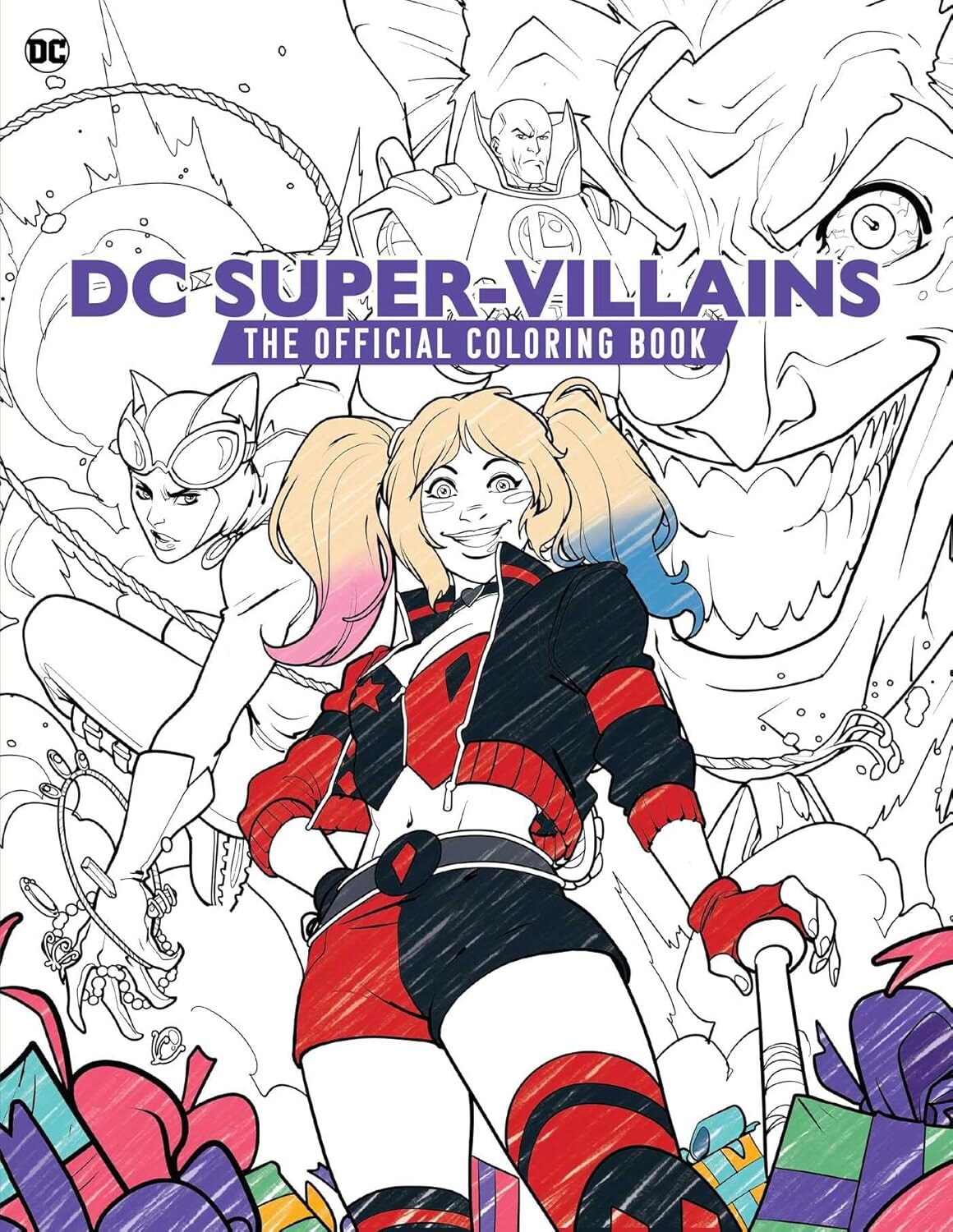 DC Super-Villains, oficiální antistresové omalovánky, Ze Carlos