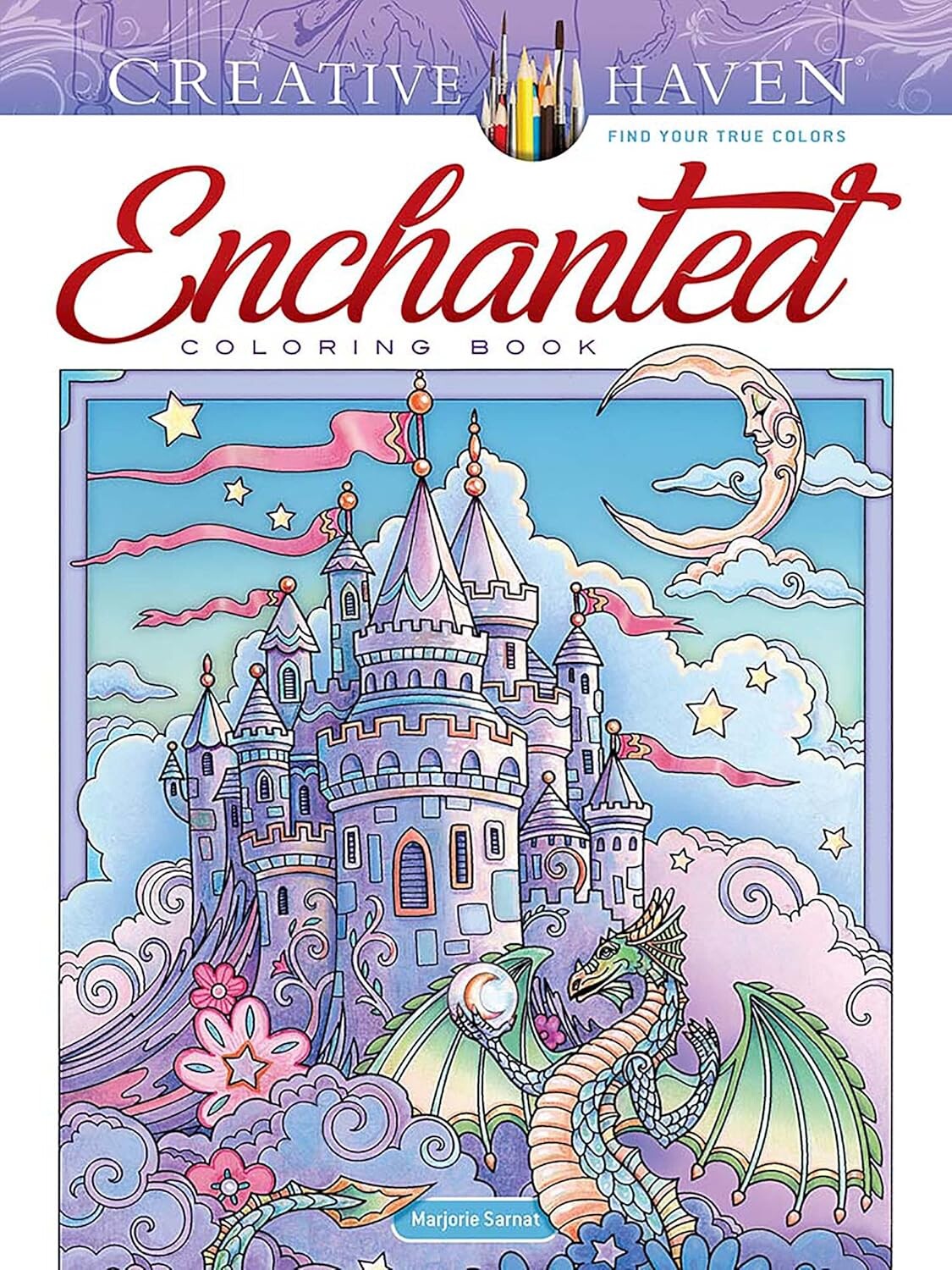 Creative Haven Enchanted Coloring Book, antistresové omalovánky, Marjorie Sarnat