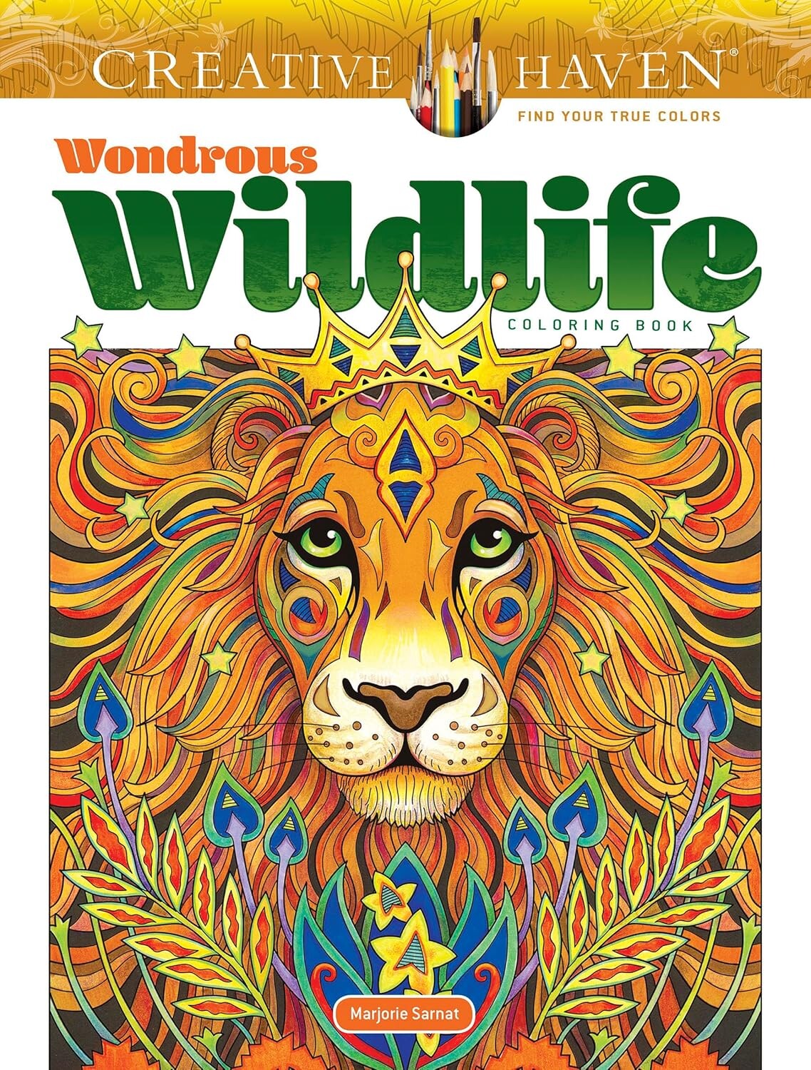 Creative Haven Wondrous Wildlife, antistresové omalovánky, Marjorie Sarnat