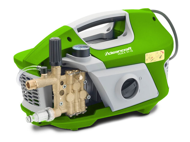 Cleancraft® Vysokotlaký čistič 2900 W, 160 bar, přenosný, indukční motor - Cleancraft HDR-K 51-16
