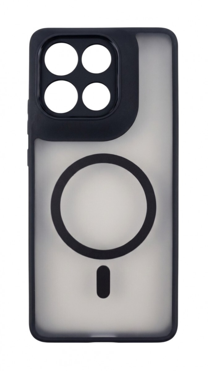 Kryt TopQ Full Matte Motorola Moto G86 Power 5G MagSafe průhledný černý 175484