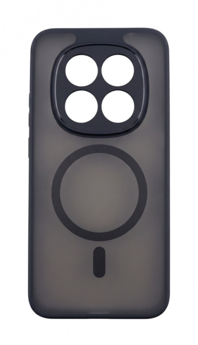Kryt TopQ Full Matte Xiaomi Redmi Note 15 Pro 5G MagSafe průhledný černý 175472
