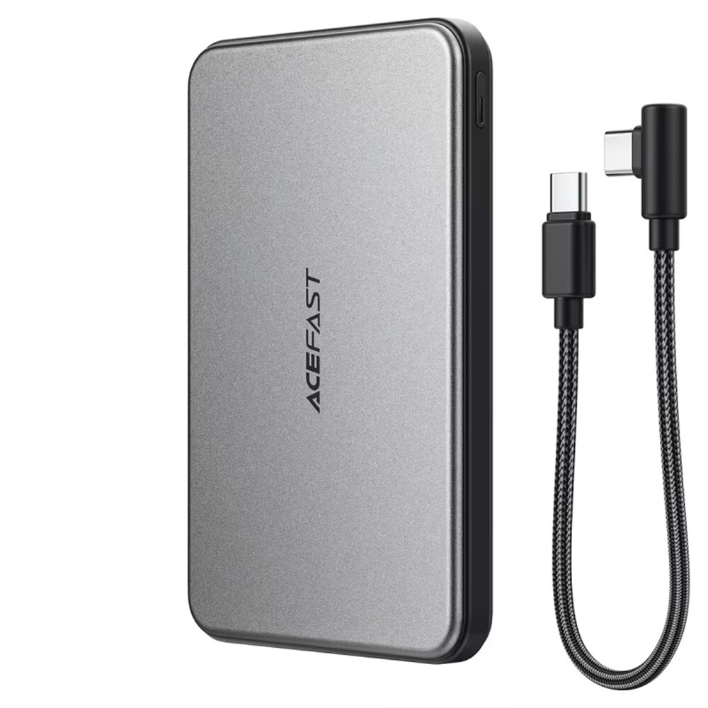 Powerbanka magnetická bezdrátová Acefast M30 MagSafe 20W 5000mAh černá