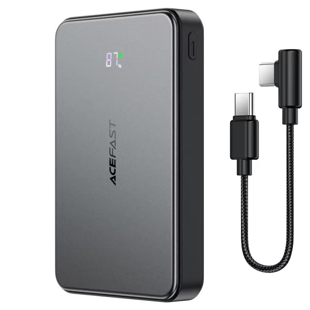Bezdrátová powerbanka Acefast M31 10000mAh černá