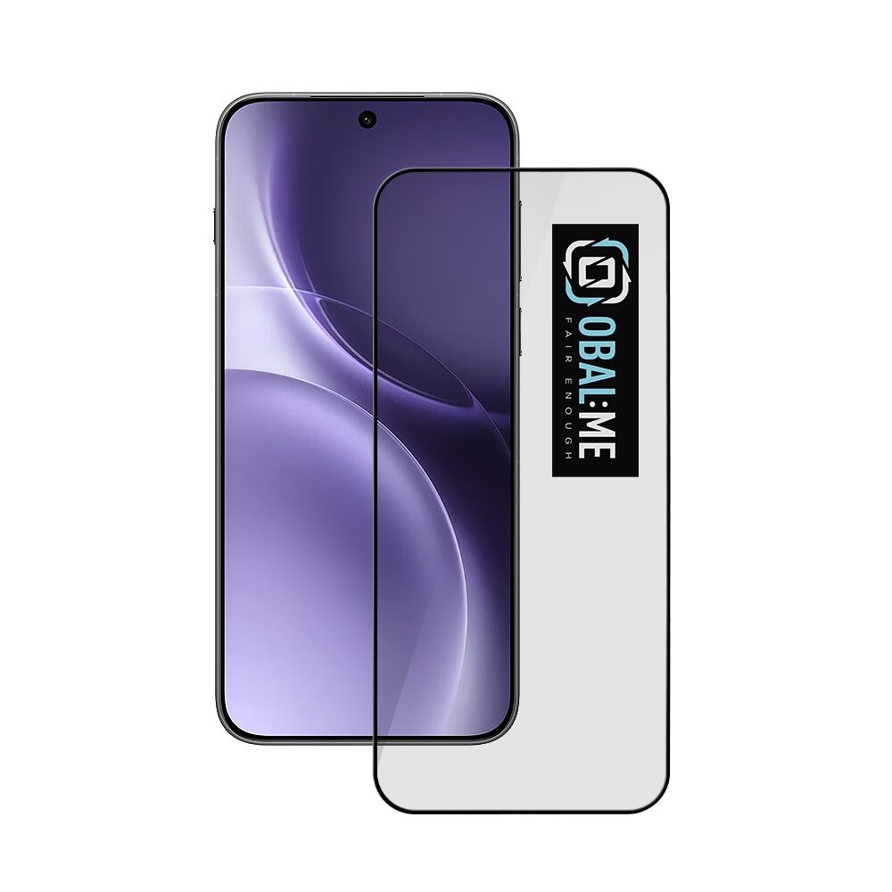 Tvrzené sklo OBAL:ME 5D pro Vivo X300 Pro černé