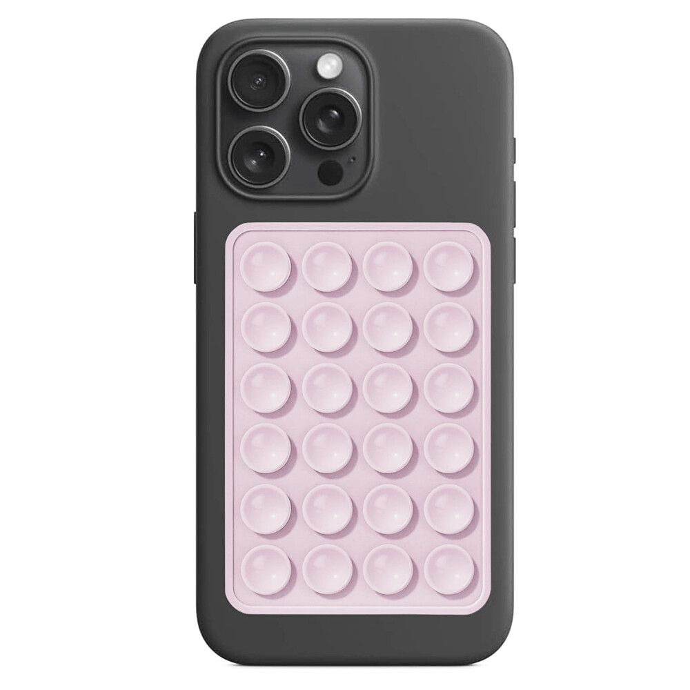 Držák na telefon Techsuit - (SL-PAD) - Suction Pad for Selfies - světle růžový