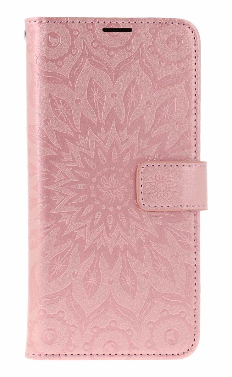 Pouzdro TopQ Samsung A57 5G knížkové Mandala růžová 174833
