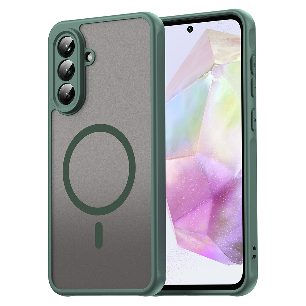 Techsuit HaloFrost II MagSafe pro Samsung Galaxy A56 5G zelená