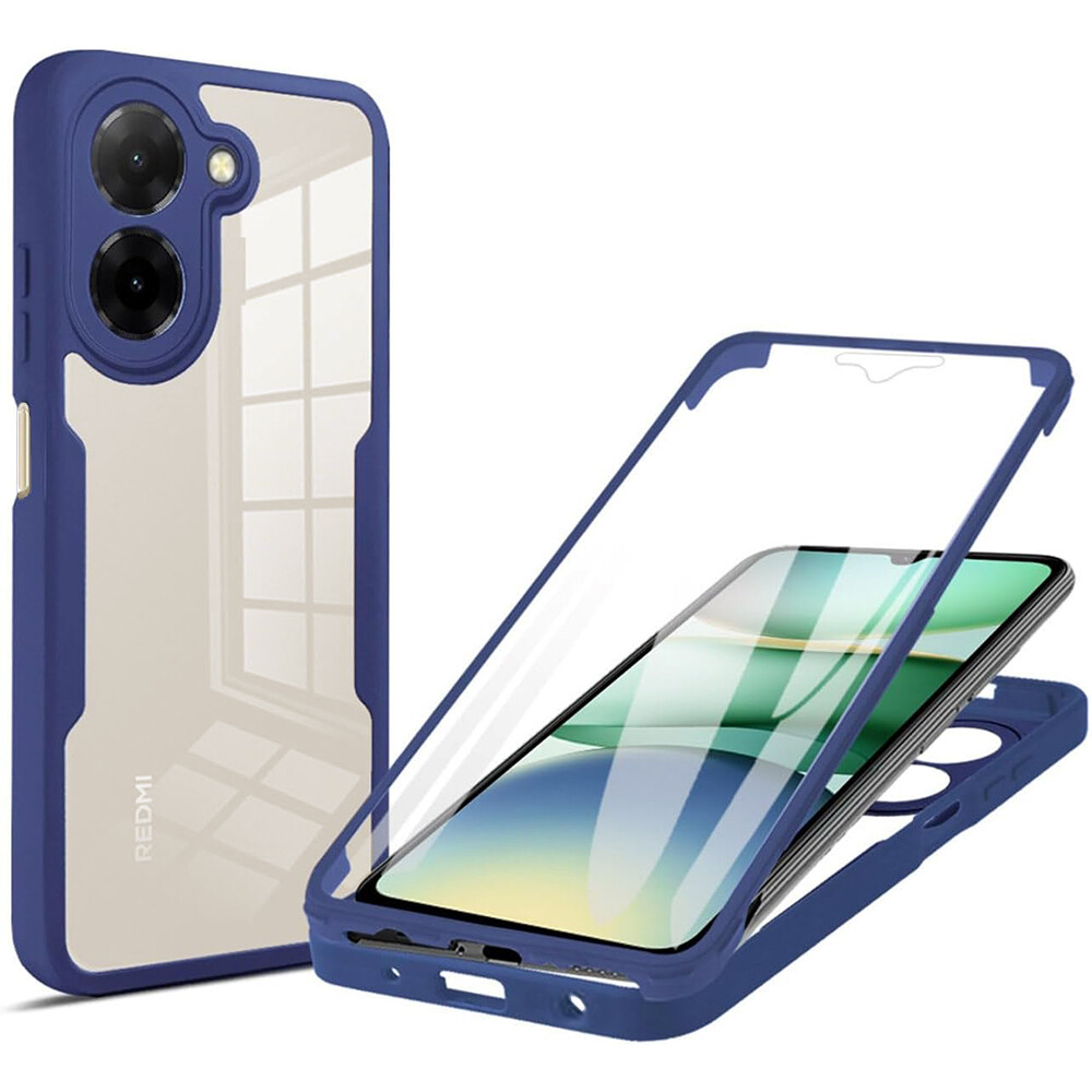 Techsuit ColorVerse 360 Series + Ochranná fólie Xiaomi Redmi A5 4G Modrá