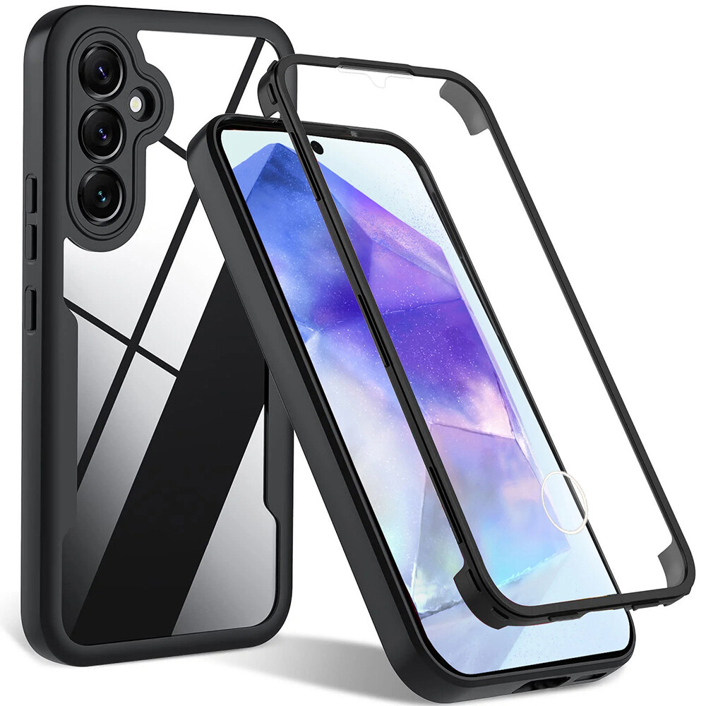 Techsuit ColorVerse 360 Series Screen Protector Samsung Galaxy A55 5G Black