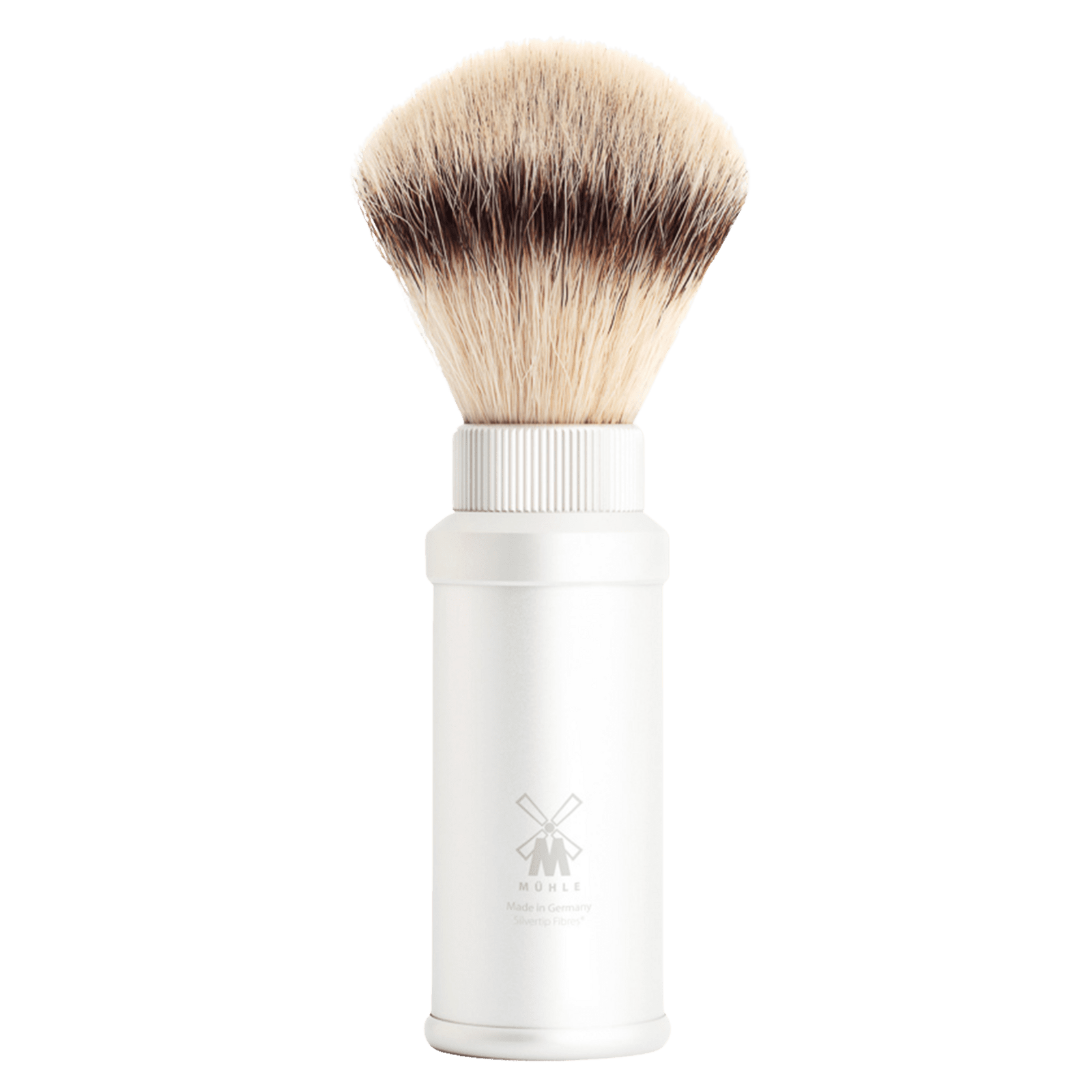 MÜHLE Cestovní štětka na holení ze syntetických štětin (Silvertip Fibre®, hliník)