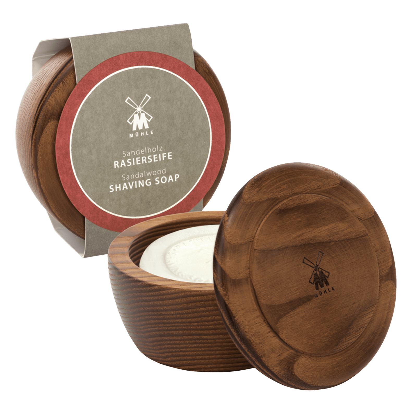 MÜHLE Mýdlo na holení - Sandalwood v dřevěné misce 65 g