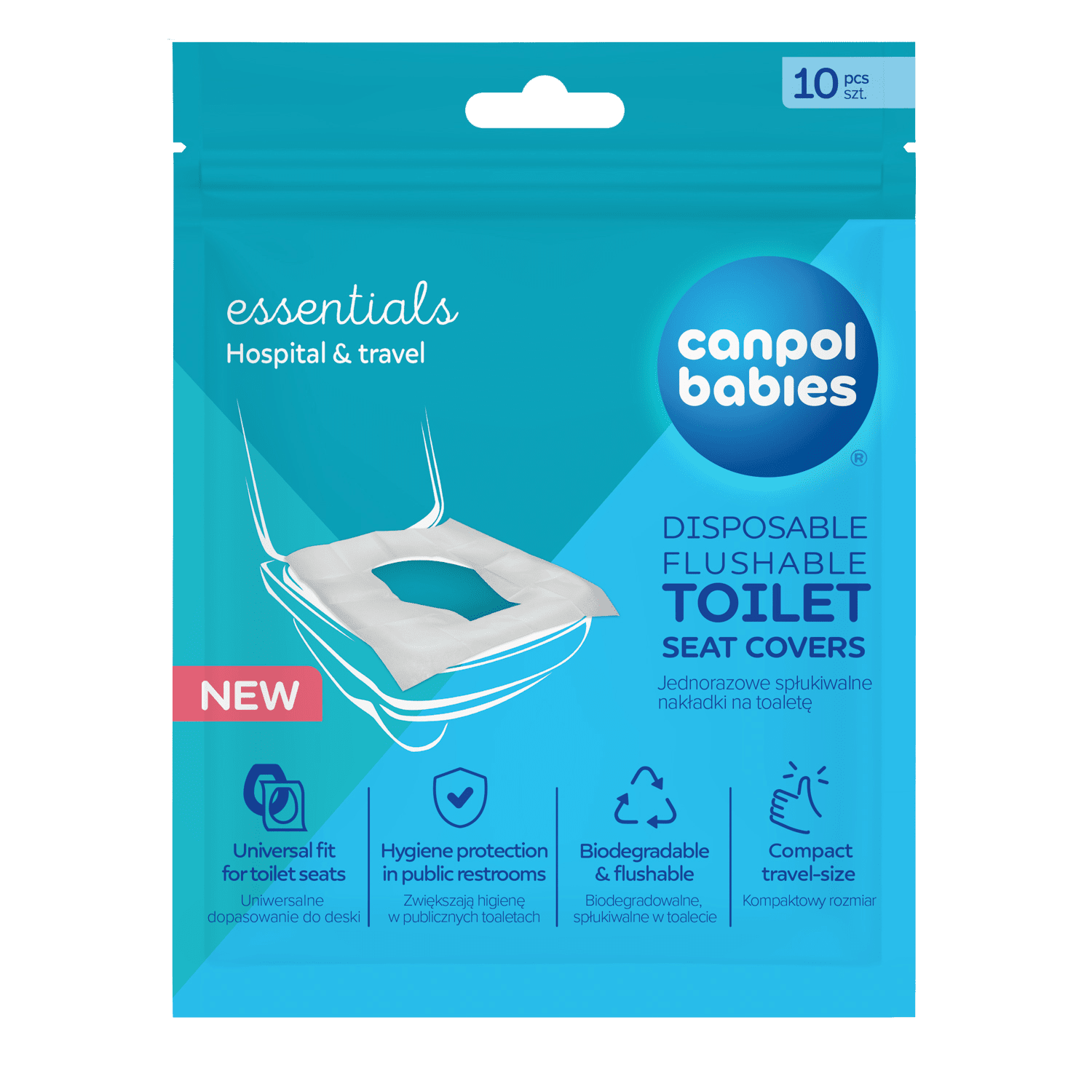CANPOL BABIES Hygienická jednorázová WC podložka 10 ks