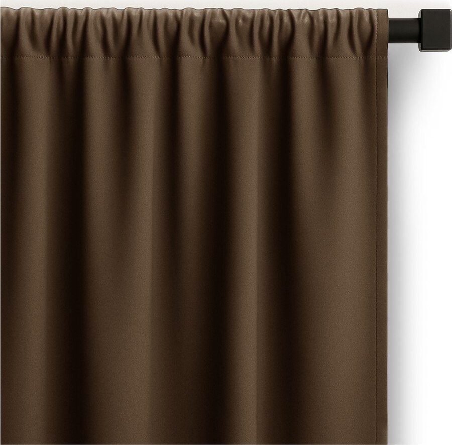 Hnědý dimout závěs 200x250 cm Carli – Restilo