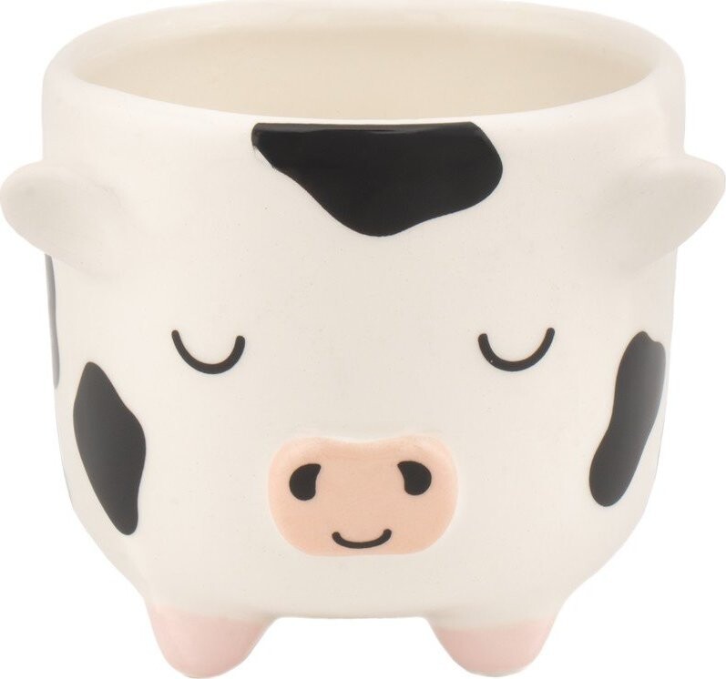 Keramický obal na květináč ø 7,5 cm Cow – Sass & Belle