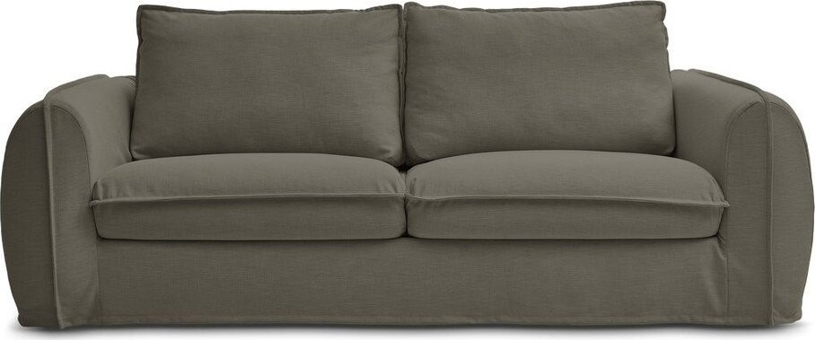 Taupe pohovka na každodenní spaní/rozkládací 216 cm Archimede – Bobochic Paris