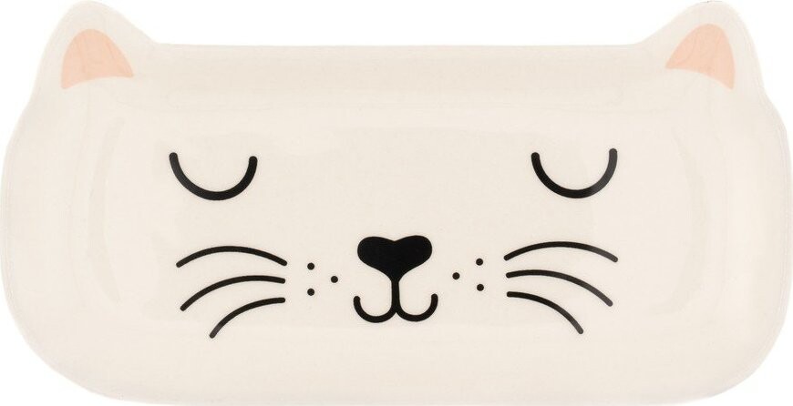 Keramický dekorační tác 17,5x9 cm Cat – Sass & Belle