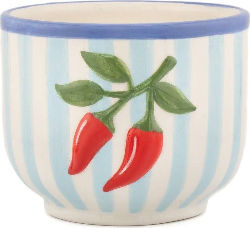 Keramický ručně malovaný obal na květináč ø 12 cm Chilli – Sass & Belle