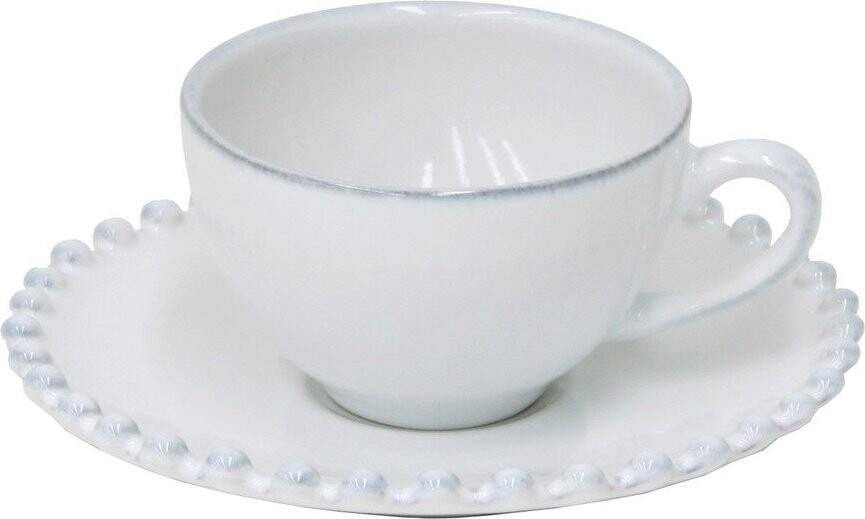 Bílý kameninový šálek na espresso 90 ml Pearl – Costa Nova